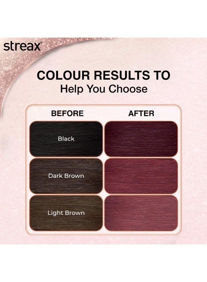 Streax Gel Hair Colour for Women & Men, Burgundy 3.16, 150ml|Hair Colour Burgundy|100% grey coverage |Long Lasting Hair Color, easy to use| Ammonia Free Hair Color, No Paraben & Sulphate (Pack of 2) - Image 2